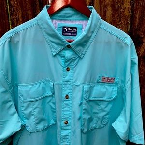 Bimini Flats V Men's Short Sleeve Shirt Featuring BloodGuard Plus